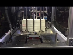 स्वचालित मुद्रित डिस्पोजेबल पेपर कप पैकिंग मशीन 60HZ 380V / 220V