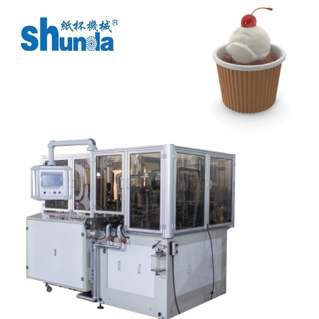 Automatic Grade Fully Automatic Ice Cream Cup Making Machine with Panasonic Opto Switches